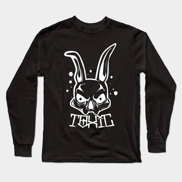 Toxic Bunny Long Sleeve T-Shirt by Rockadeadly